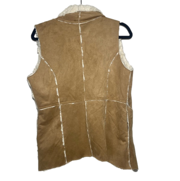 Double Zero Suede/Faux Fur Lined Vest - Picture 4 of 4
